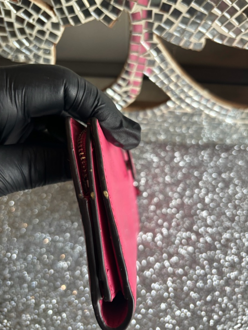 💕Coach Women's Pink Leather Wallet - Picture 4 of 6